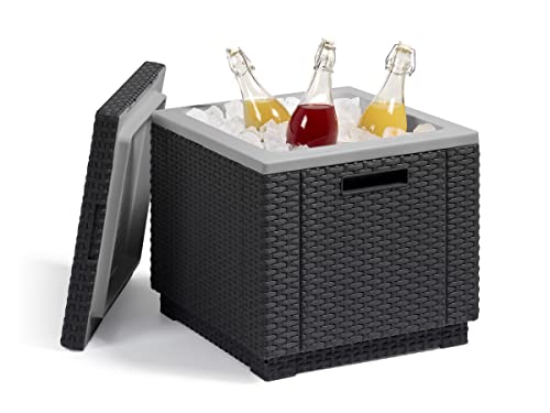 Kühlbox/Beistelltisch Ice Cube, grau (graphit), 40 L - 5