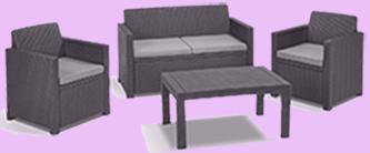 loungemöbel polyrattan